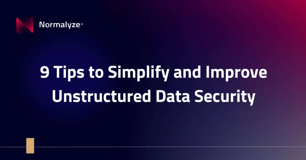 9 tips to simplify and improve your data security