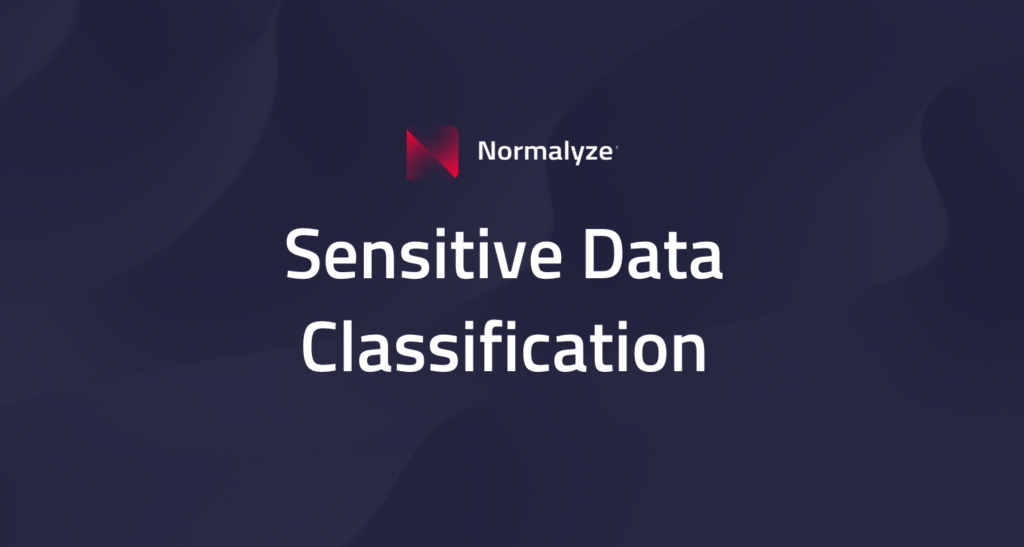sensitive data classification