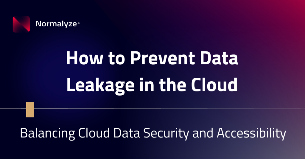 How to Prevent Cloud Leakage in the Cloud