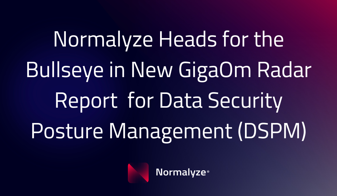 GigaOm Report: Normalyze is a Leader in Data Security Posture Management