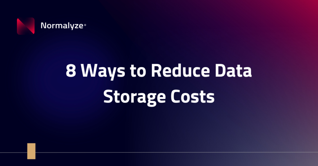 8 Ways to reduce data storage costs