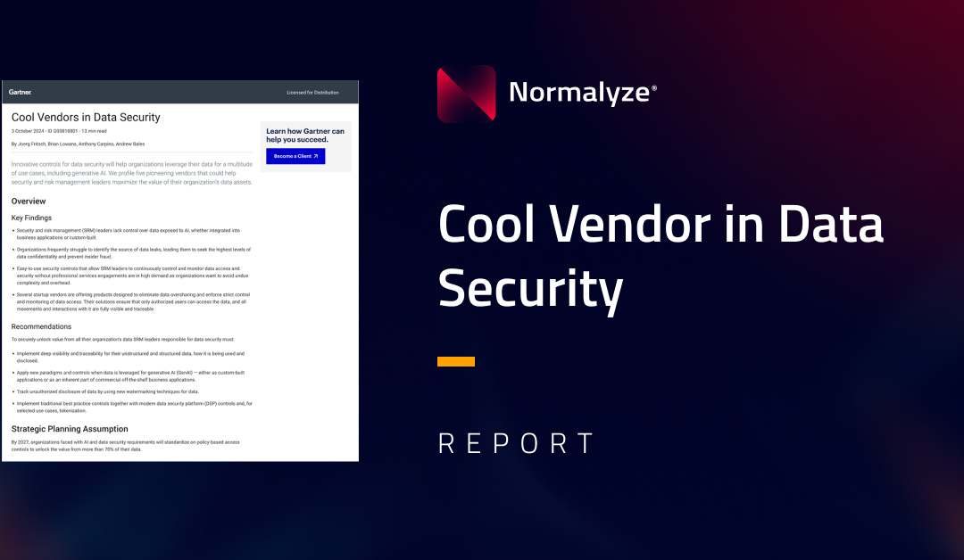 2024 Gartner Cool Vendor in Data Security