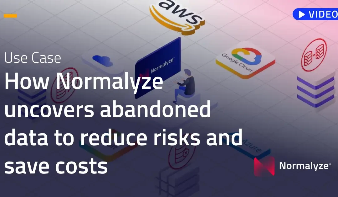 How Normalyze uncovers abandoned data to reduce risks and save costs