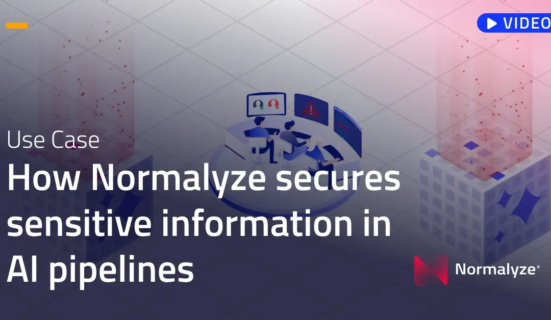 How Normalyze secures sensitive information in AI pipelines